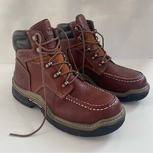 Wolverine Men's Brown Raider Durashocks Safety Toe Construction Boot Size 9M